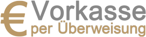 Vorkasse per Überweisung