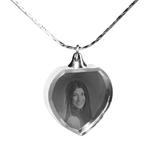 Glasherzanhänger (ohne Kette)