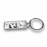 Foto-Schlüsselanhänger aus Edelstahl
